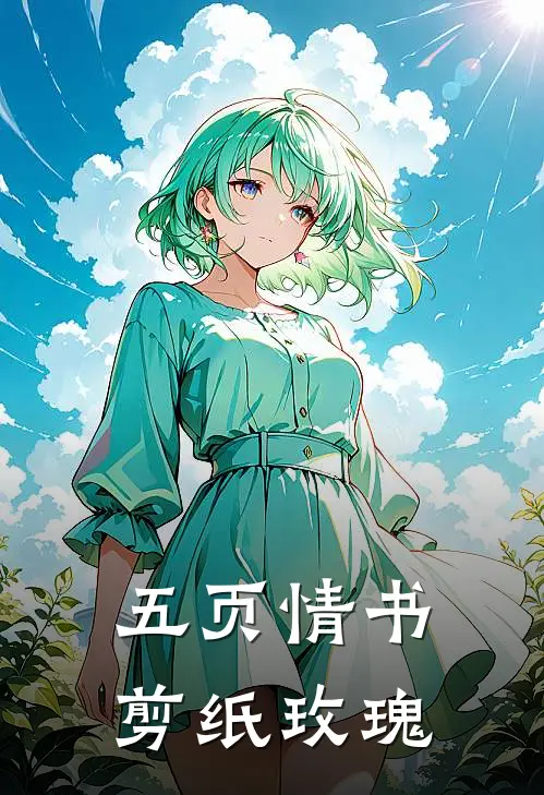 五页情书 剪纸玫瑰